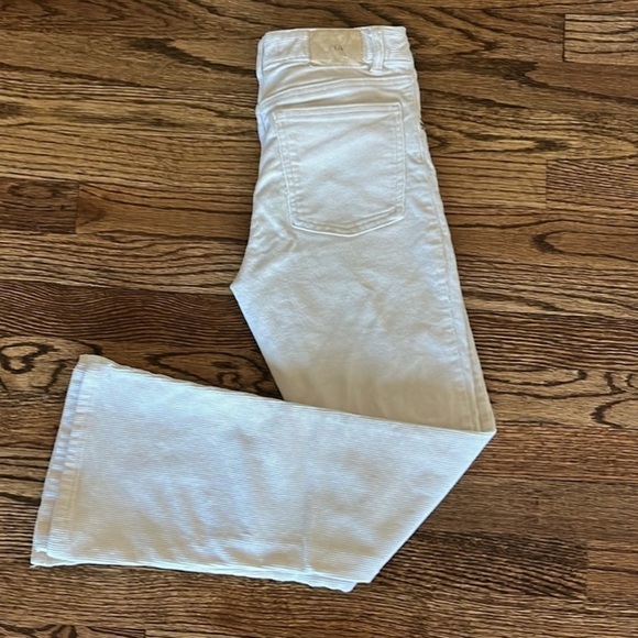 Zara Girls Flare Leg‎ Corduroy Pants Cream Color Size 13-14 CM 164 - Picture 2 of 16